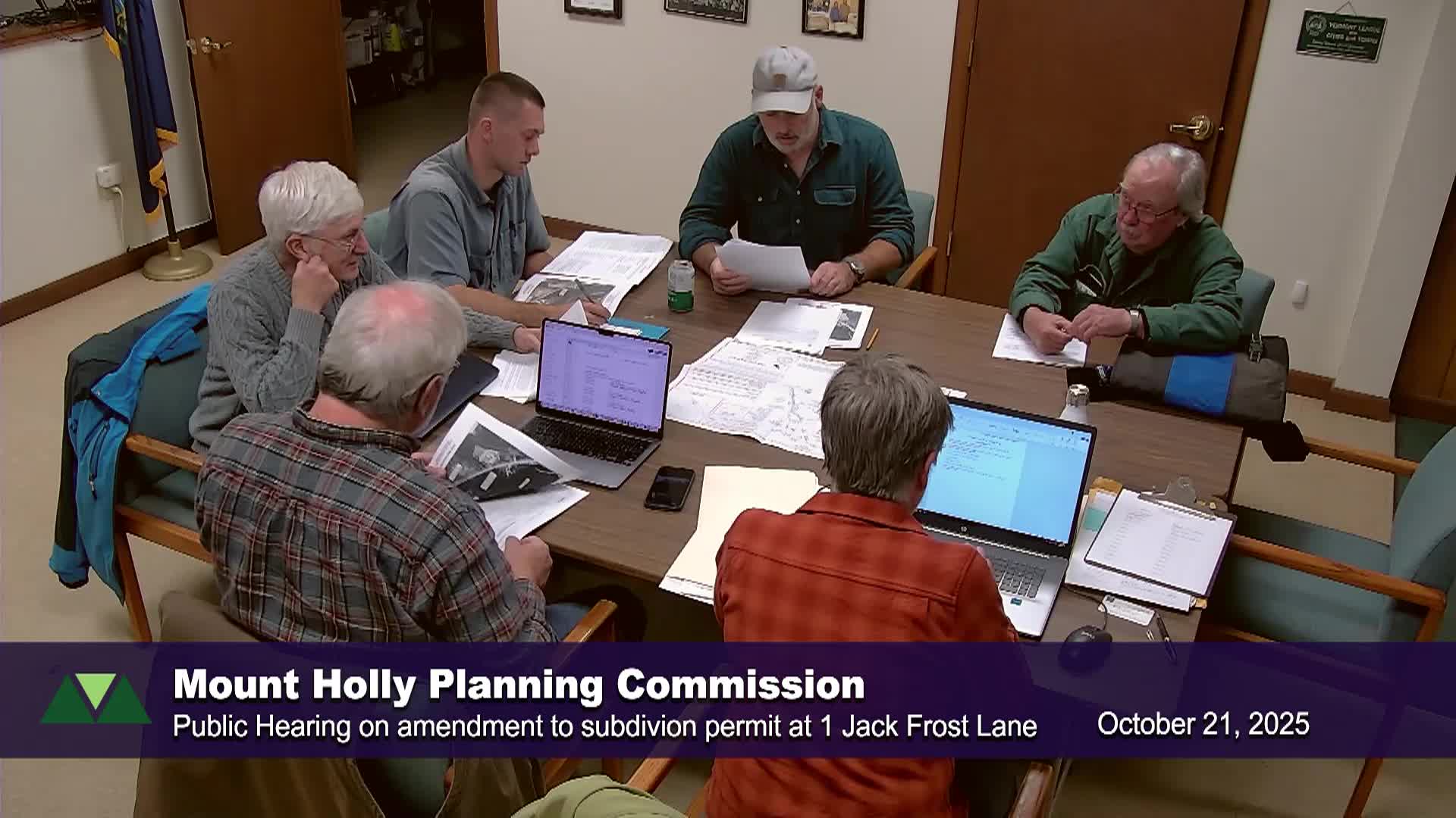 Mount Holly Planning Commission 10/21