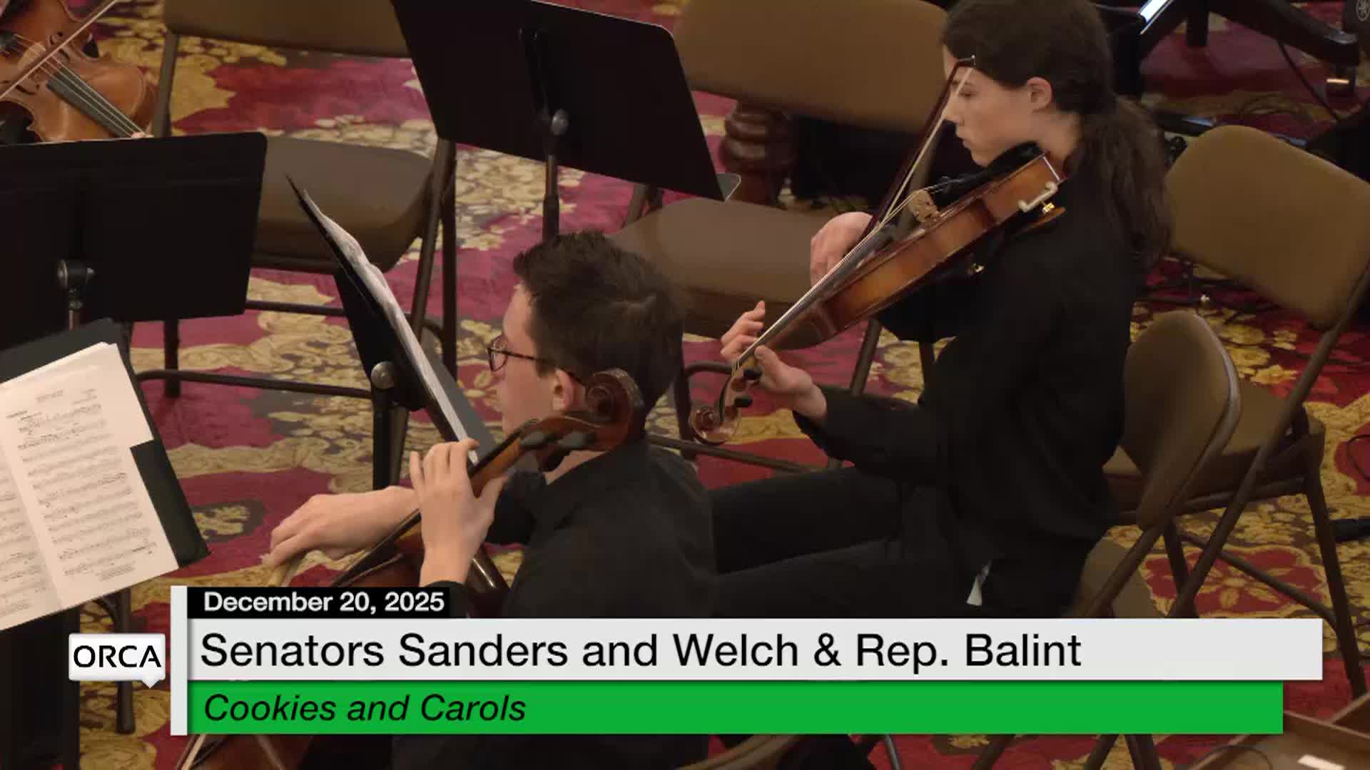 VT State House Special Event- Cookies & Carols