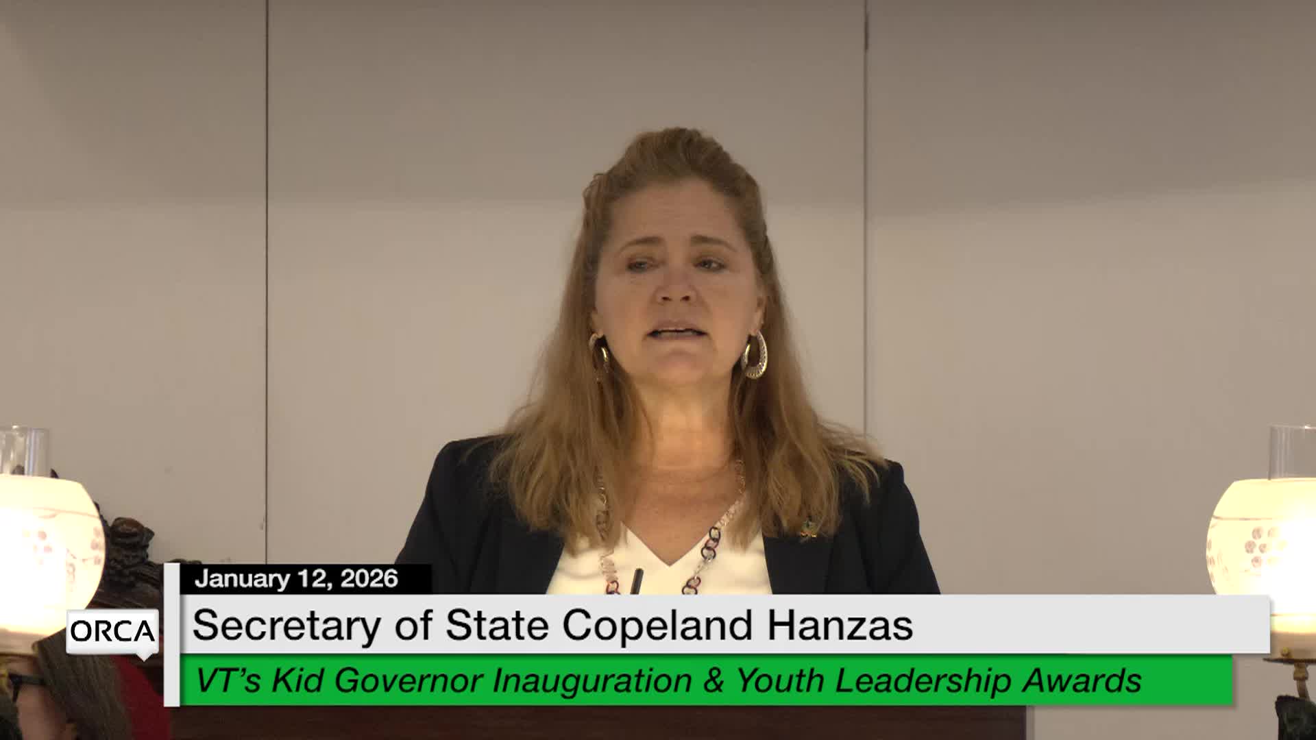 Secretary of State Copeland Hanzas