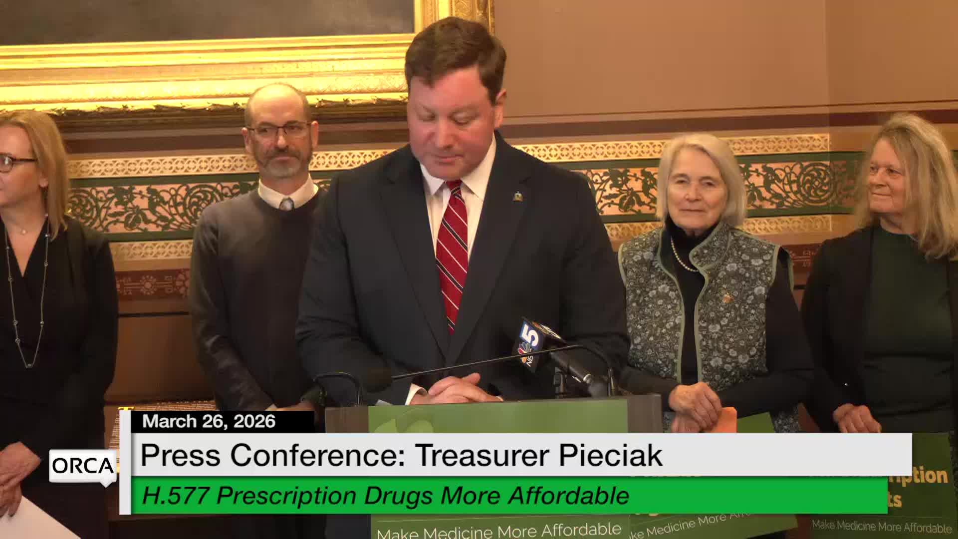 Treasurer Pieciak- Making Prescription Drugs More Affordable